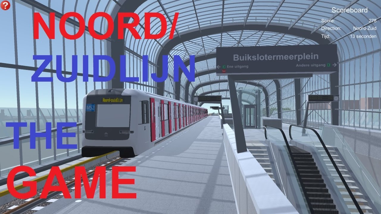 Noord/Zuidlijn The Game - Metro Simulator Amsterdam