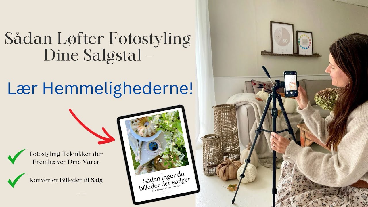 Hvordan tager jeg billeder der sælger