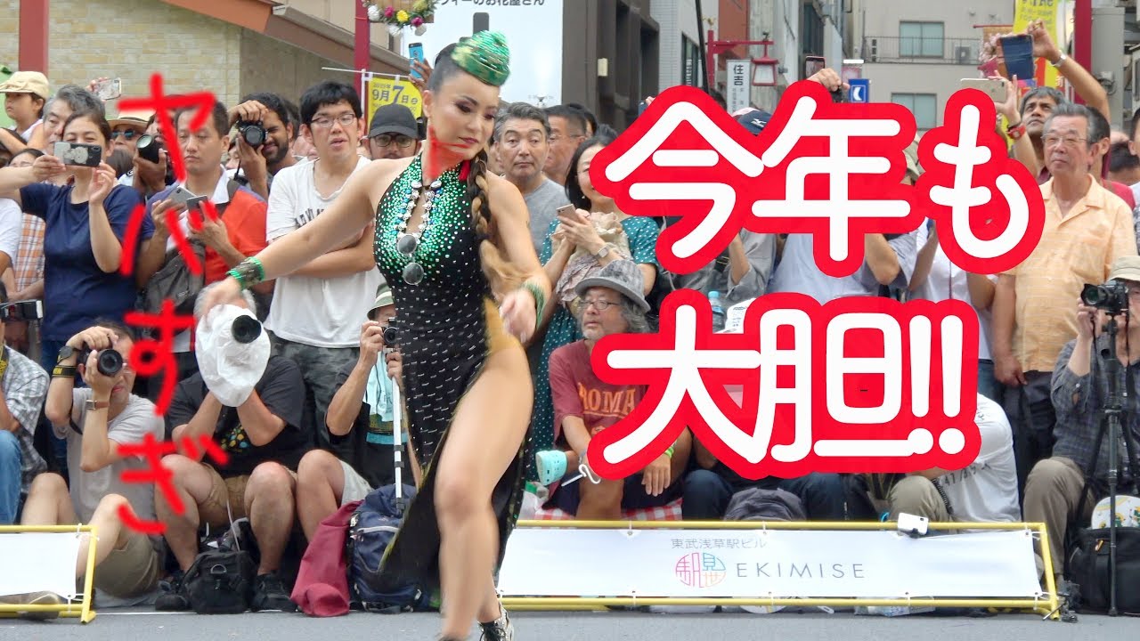 ビックリする後ろ姿超え!?リベルダージ【浅草サンバカーニバル2019】4K　雷門通りcarnaval