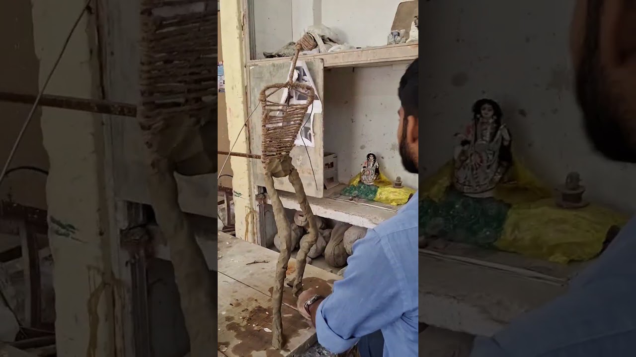 Neanderthals Sculpture making | step by step | Clay modeling | 