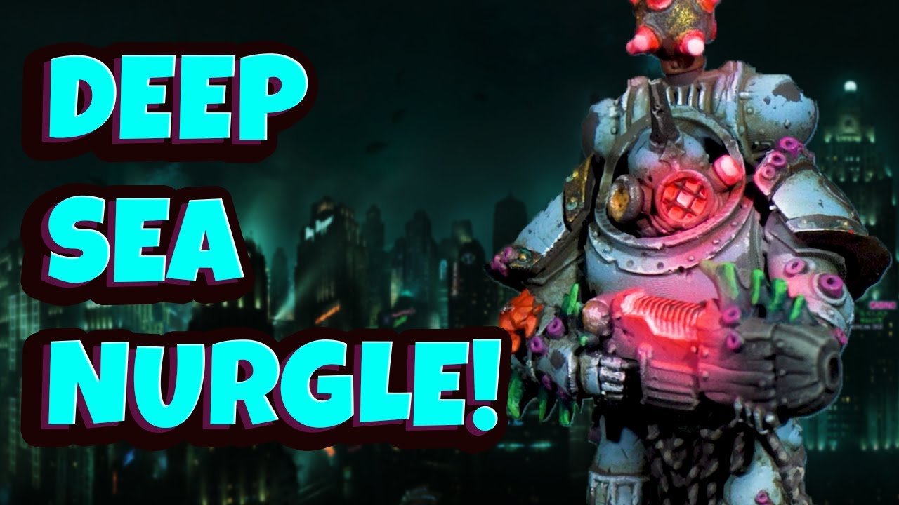 Painting a Deep Sea Nurgle Space Marine!