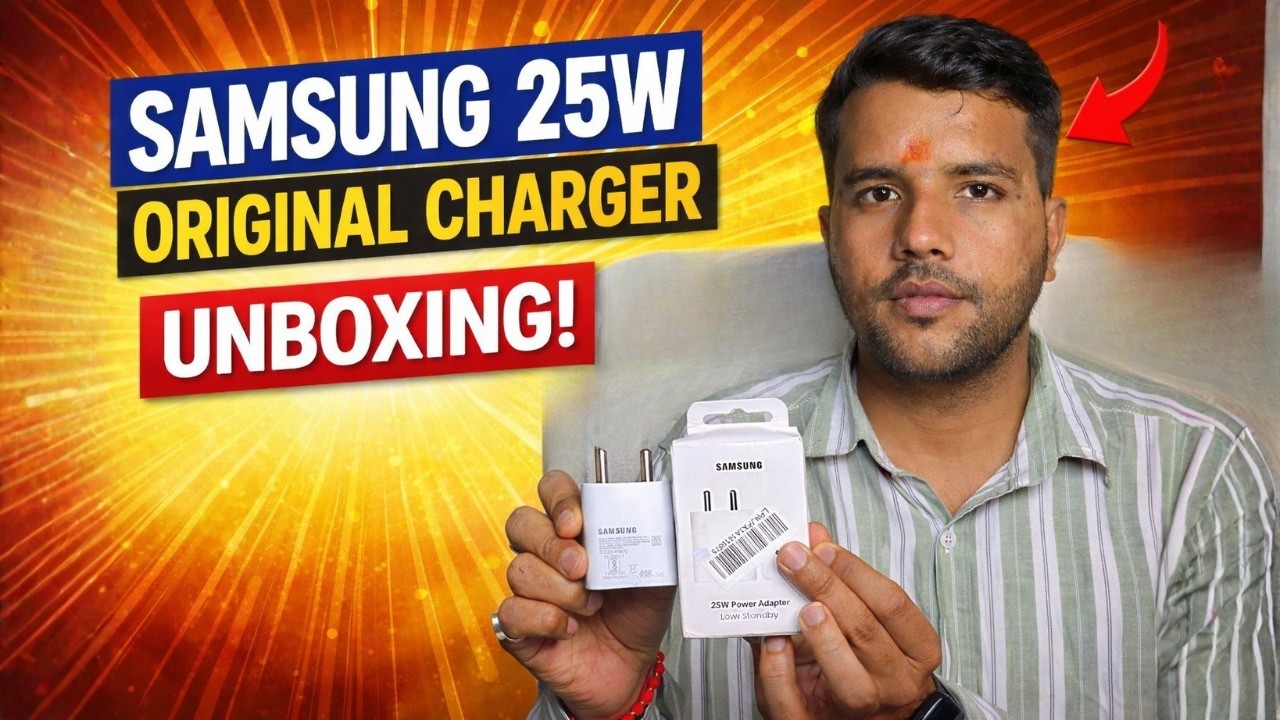 Samsung 25Watt Wall Charges Unboxing #inboxing
