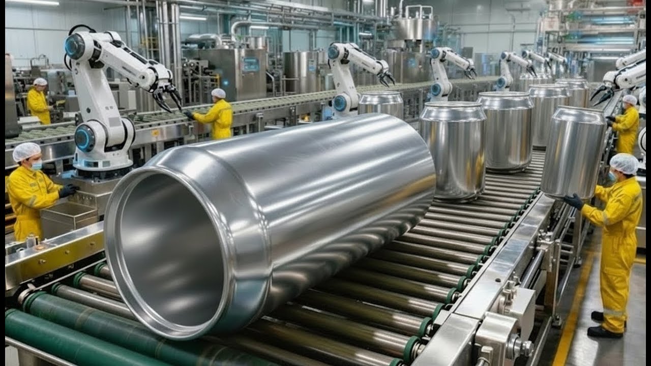 Inside a Mega Aluminum Recycling Facility... How Millions of Aluminum Cans Are Reborn