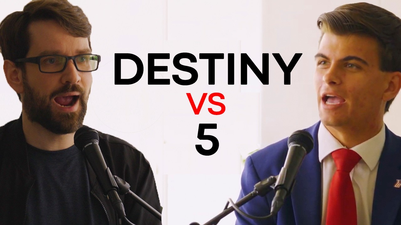 Destiny Vs 5 Trump Supporters: DOGE Was a Failure & Trump Overspends
