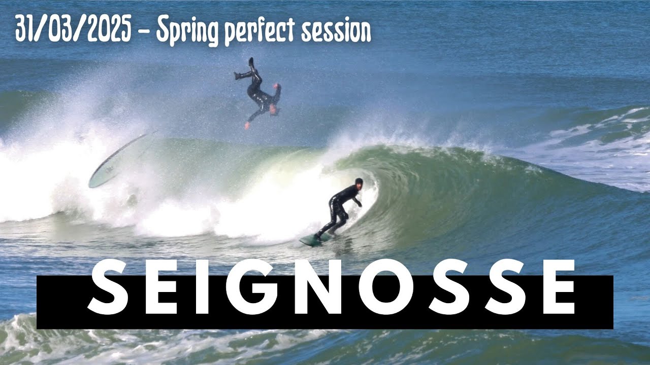 Perfect Spring Surf Session - 31/03/2025 #surfing #raw #seignosse #hossegor #ocean #waves