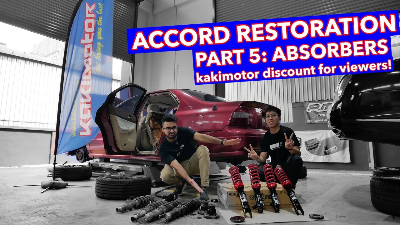 New Coilovers With Kakimotor | Restoring Vishal's Honda Accord SV4 Part 5