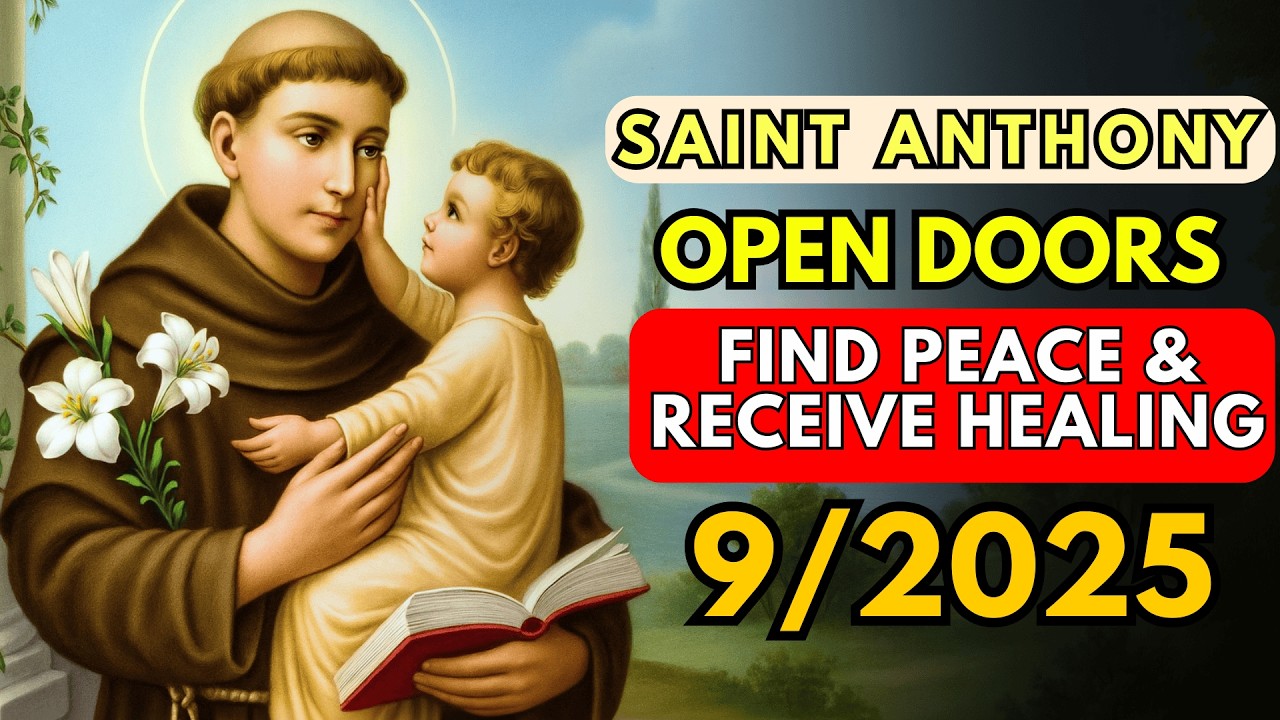 🌟 Miracle Prayer to Saint Anthony 🙏 Open Doors, Find Peace & Transformation Now
