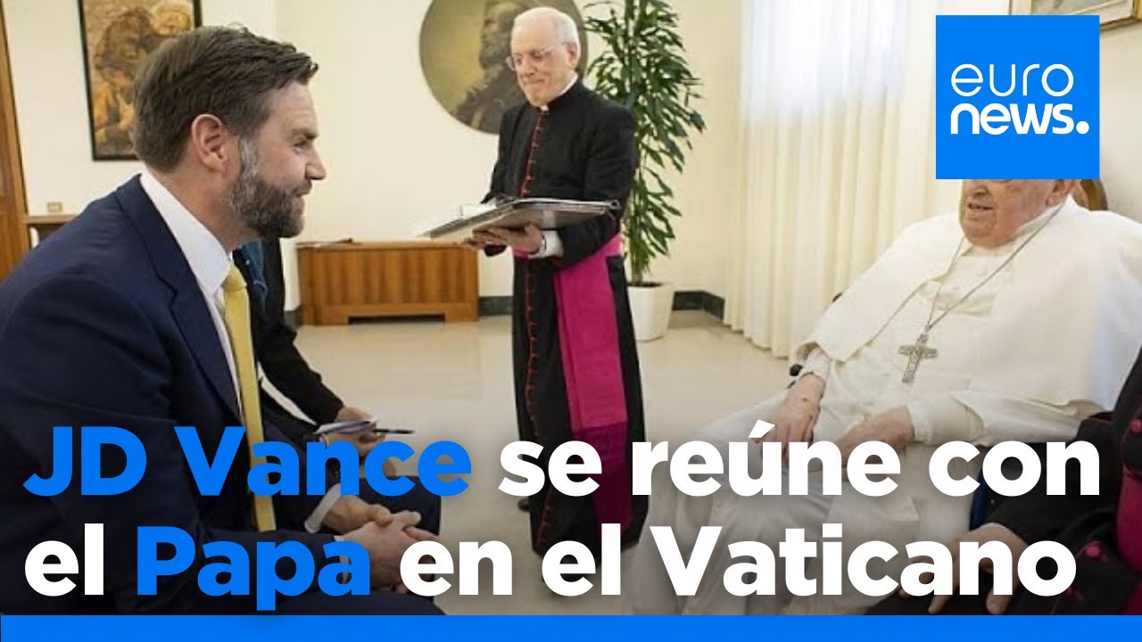 Breve encuentro entre el Papa Francisco y JD Vance en el Vaticano