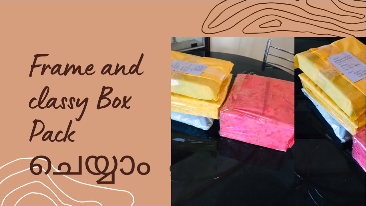 How to pack frame for shipping/how to pack craft items for shipping or courier/How i pack gift items