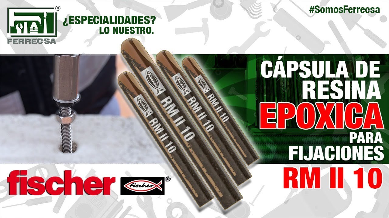 SUPER! Resina Epóxica (Anclaje Industrial Químico) Fischer (DEMOSTRACIÓN)