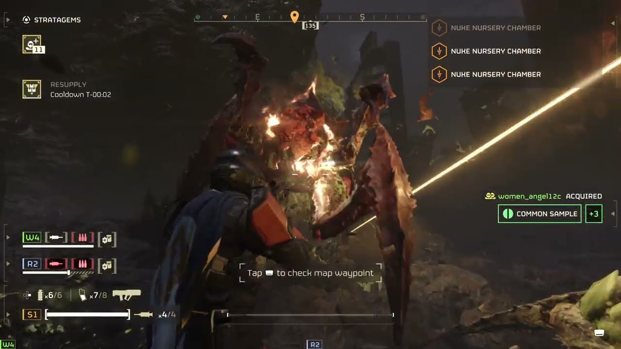 Destroying Terminid Nurseries in HELLDIVERS 2