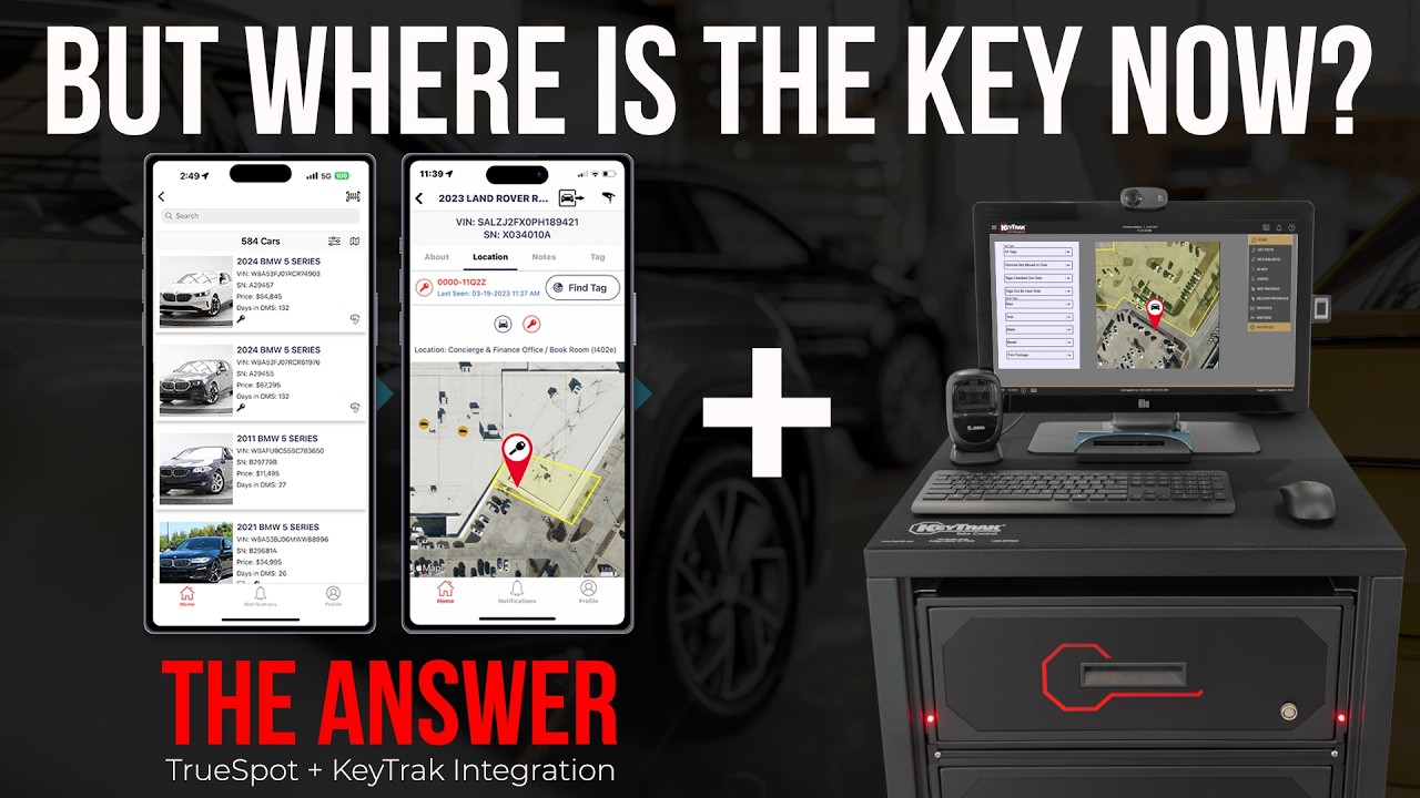 How Dealerships Track Keys & Vehicles in Real Time | TrueSpot + KeyTrak Integration Demo