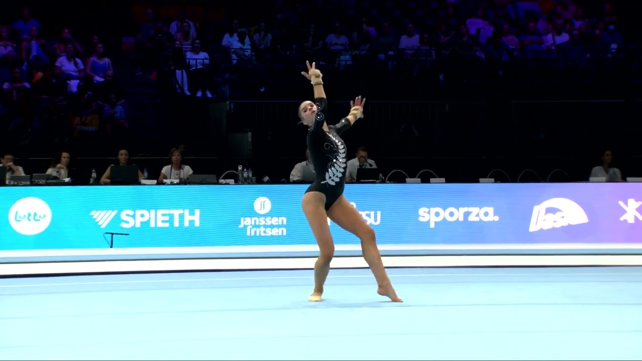 COBB Reece (NZL)_2023 Artistic Worlds, Antwerp (BEL)_Qualifications_Floor Exercise