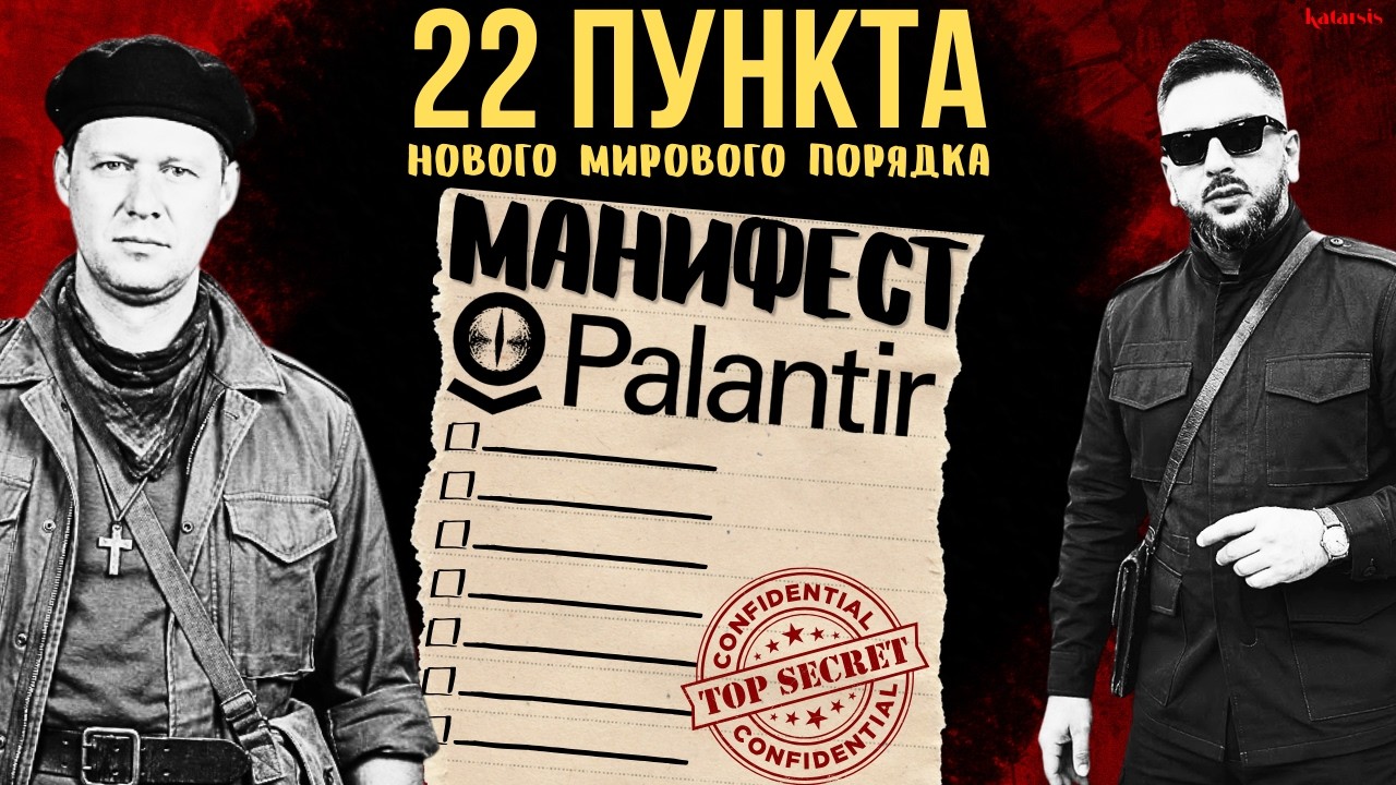 Манифест Palantir по пунктам: они больше не скрываются &mdash; и это меняет всё | ОТКРЫТЫЙ ЭФИР