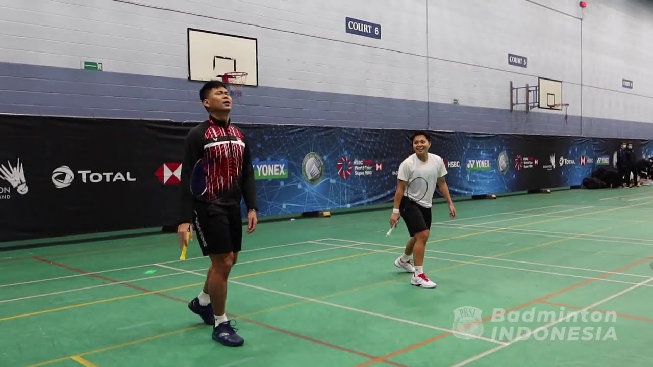 All England 2021 - Latihan Perdana Ganda Putri & Campuran