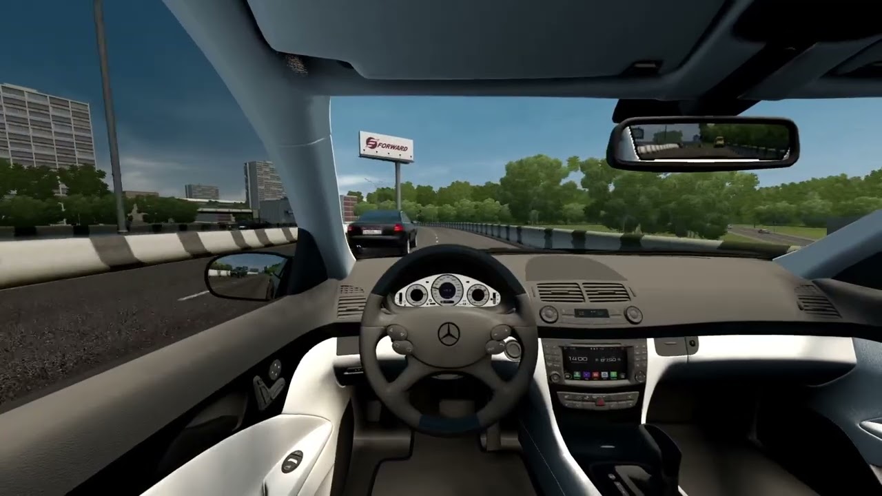 City Car Driving - Mercedes-Benz W211 E55 AMG Fast Driving