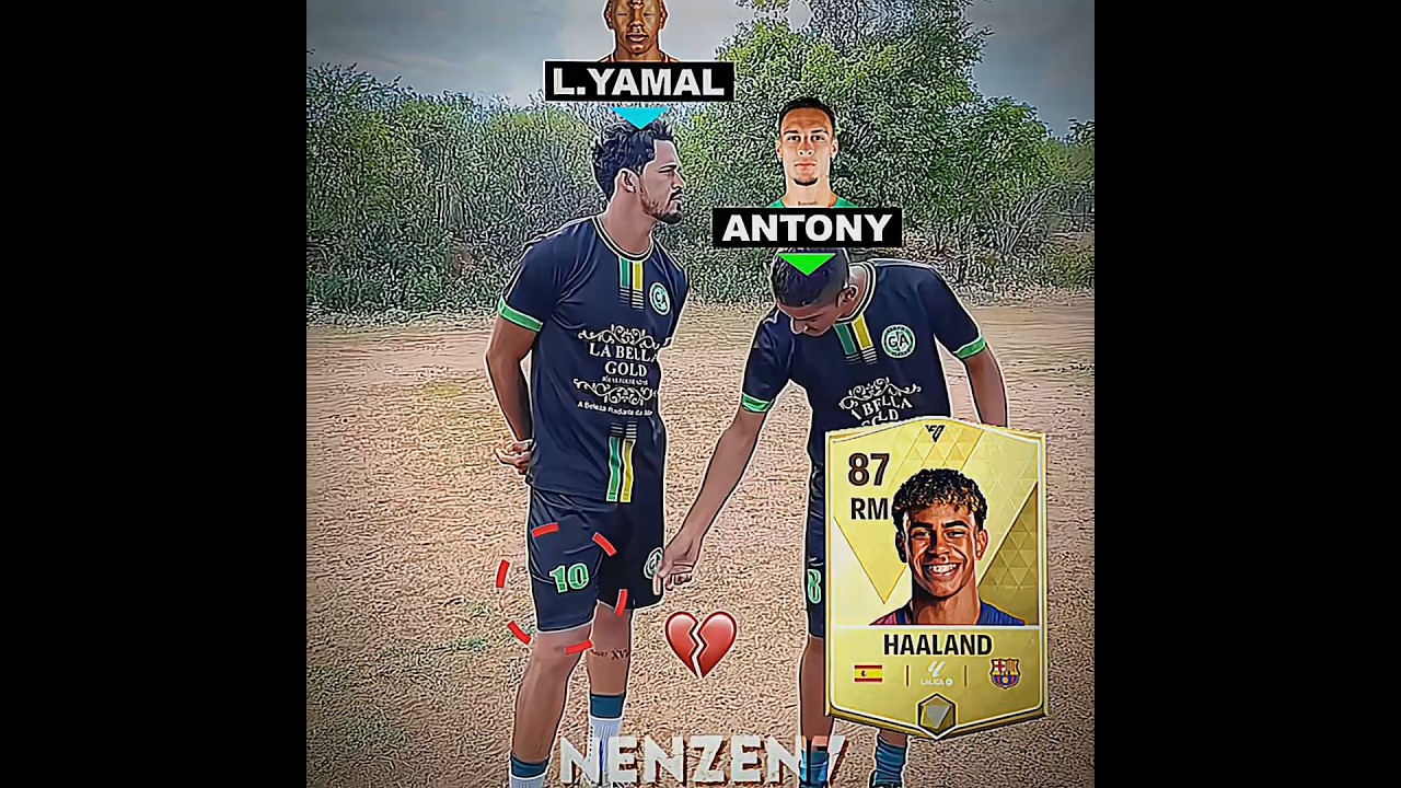 Lamine Yamal X Antony Hilarious Skills🤣🔥☠️