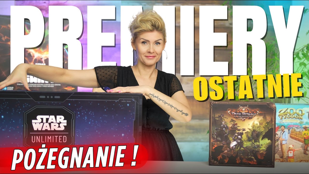 Ostatnie PREMIERY │Dark Rituals │Jak Ocalić Świat│Zoo Tycoon │STAR WARS Unlimited Nowe Gry Planszowe