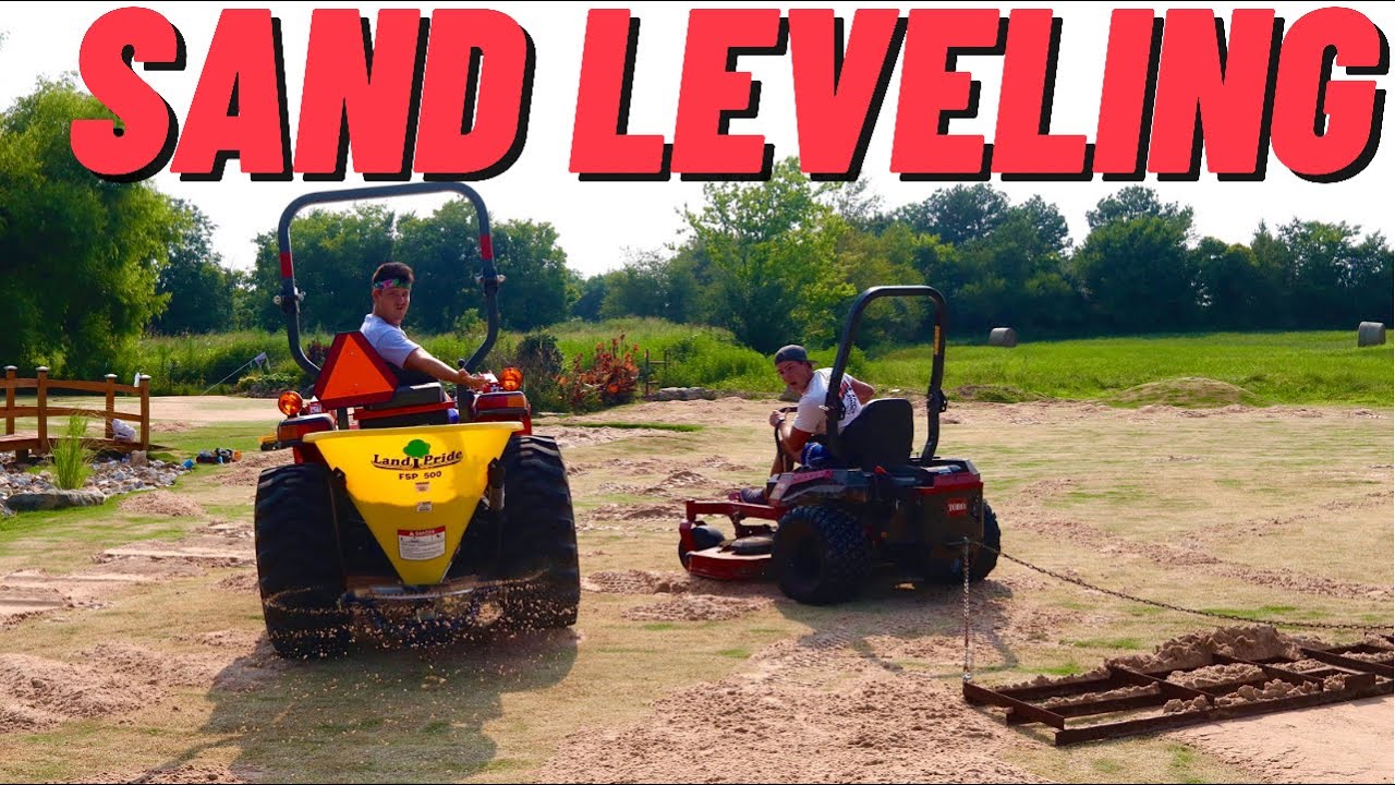 BUMPY LAWN??  Sand and the RIGHT TOOLS can Help!!