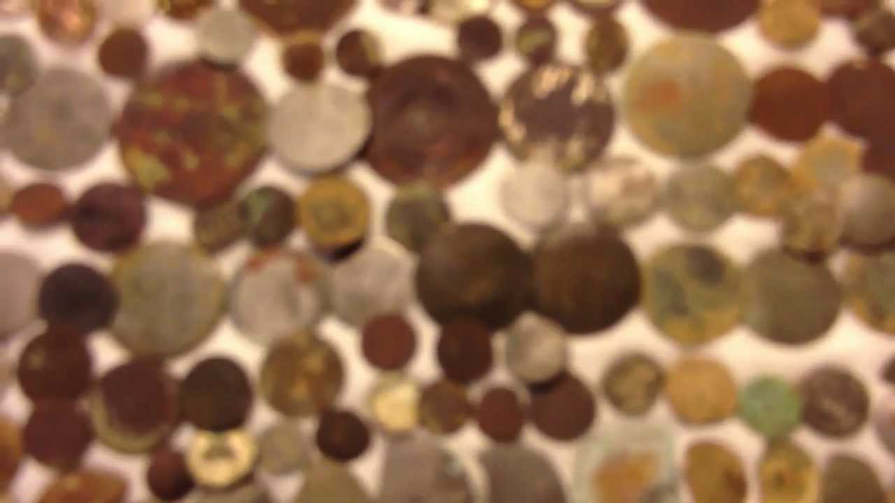 Minelab Explorer XS Colonial Flat Buttons from Woodbridge