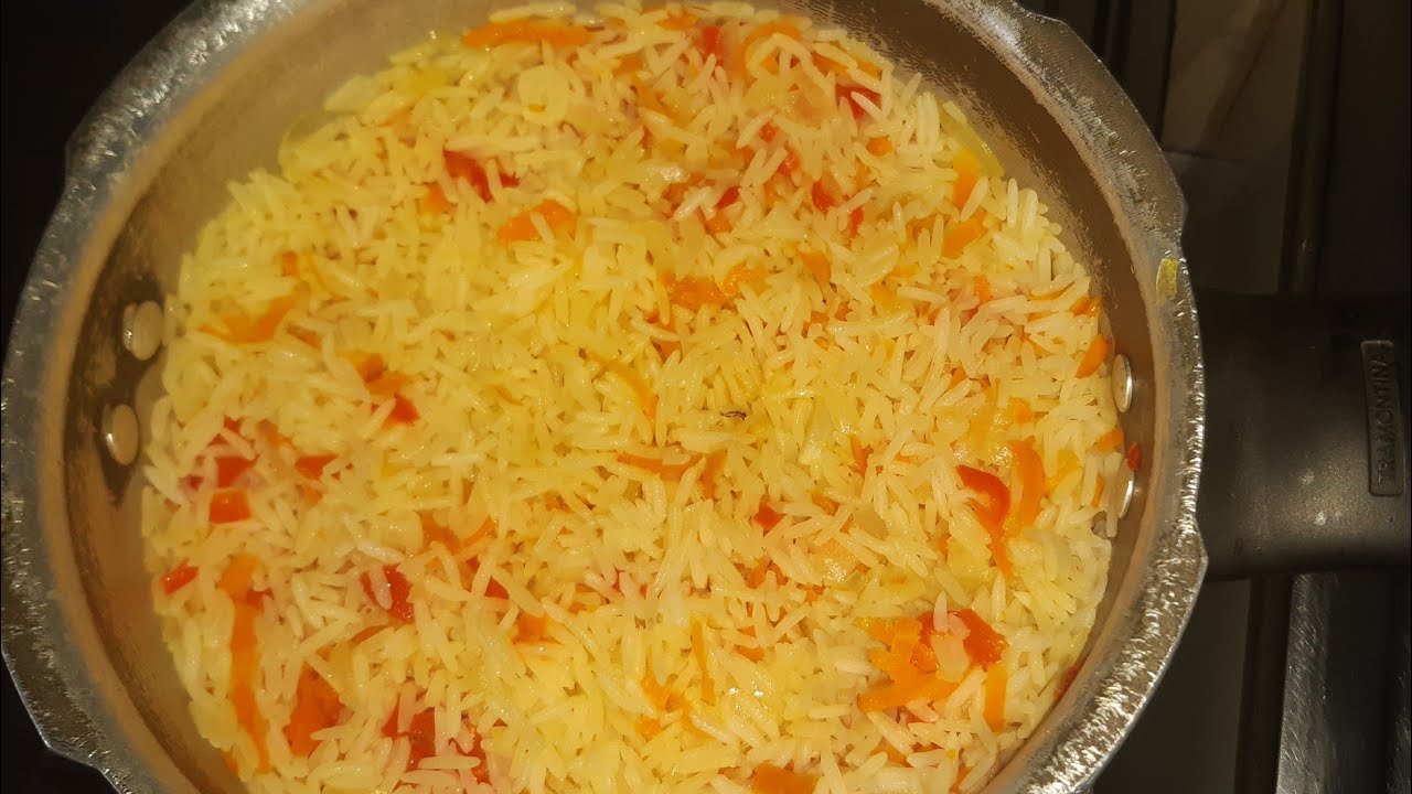 Como Fazer Arroz com Cenoura, gostoso, rápido e fácil