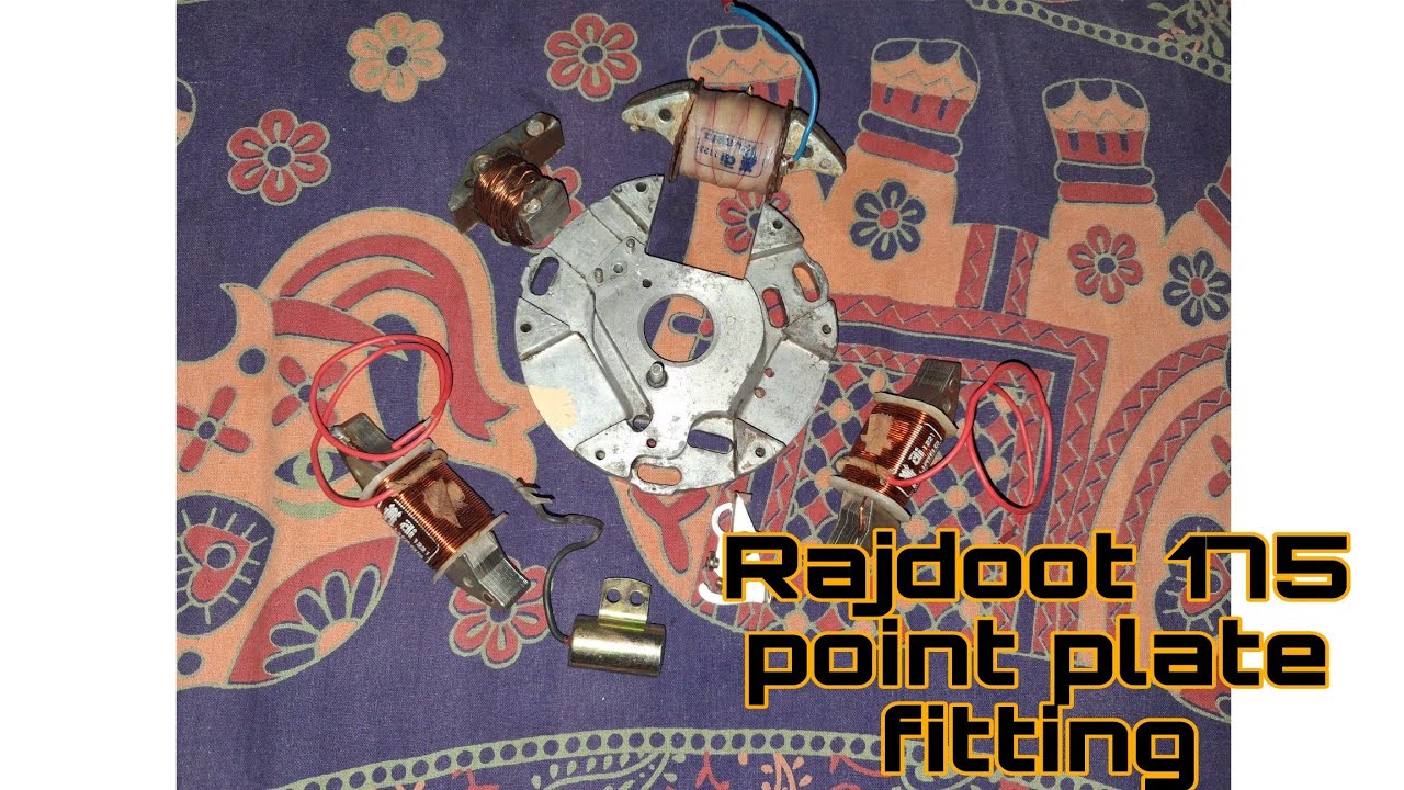 Rajdoot Point Plate Fitting #2strokepistons #2stroke #escorts #rajdoot175 #jawa353 #bullet #yamaha.