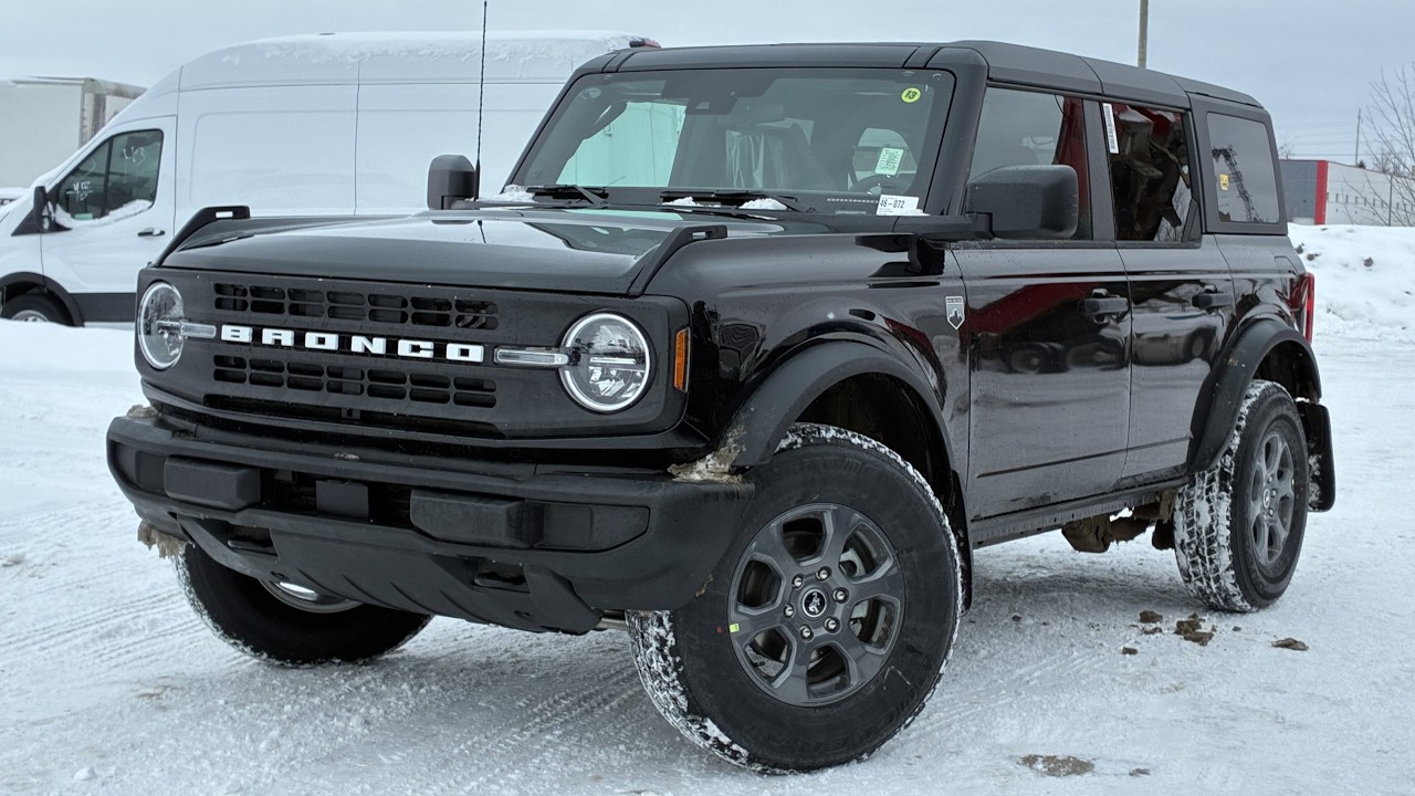 New 2026 Ford Bronco Big Bend in Shadow Black (#B0627) | Barrie Ford