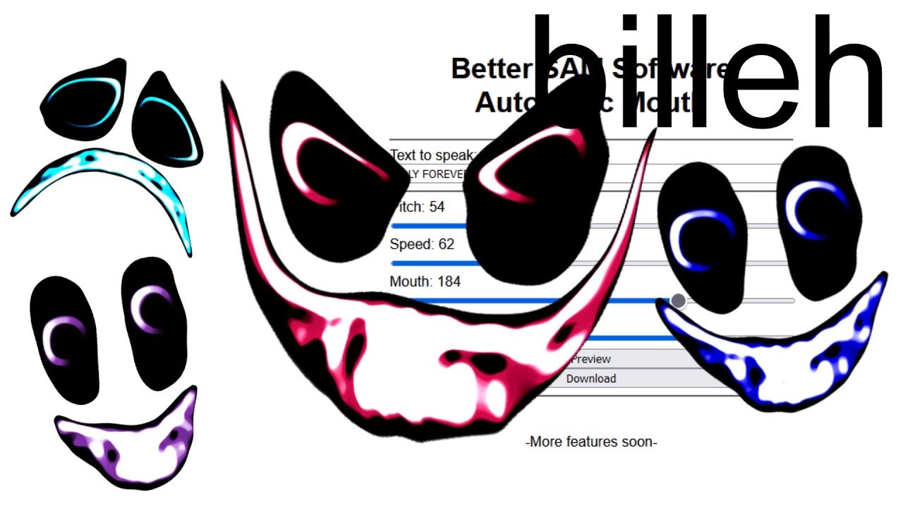 How to make all Billy voices from Interminable Rooms! (Billy, Purple Billy, Sad Billy, Bully Billy)