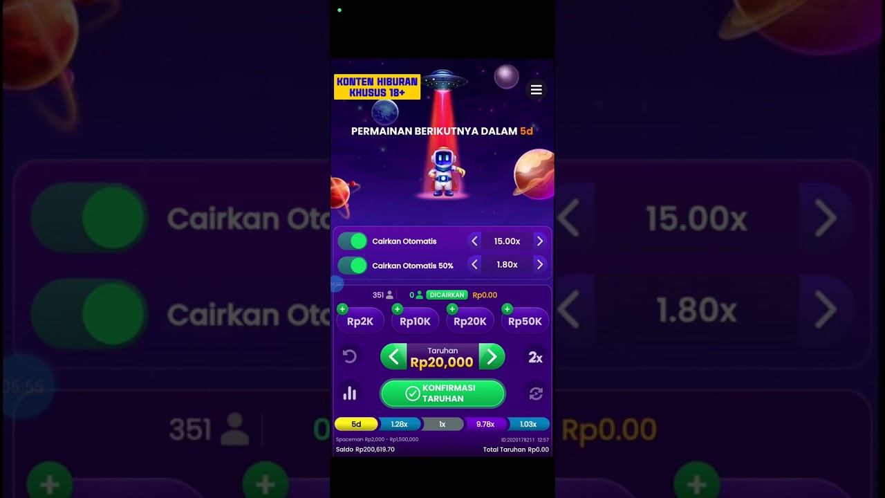 Spaceman || 01-01-2023 || Pemula CUANNN 300ribuan lagiiiiii