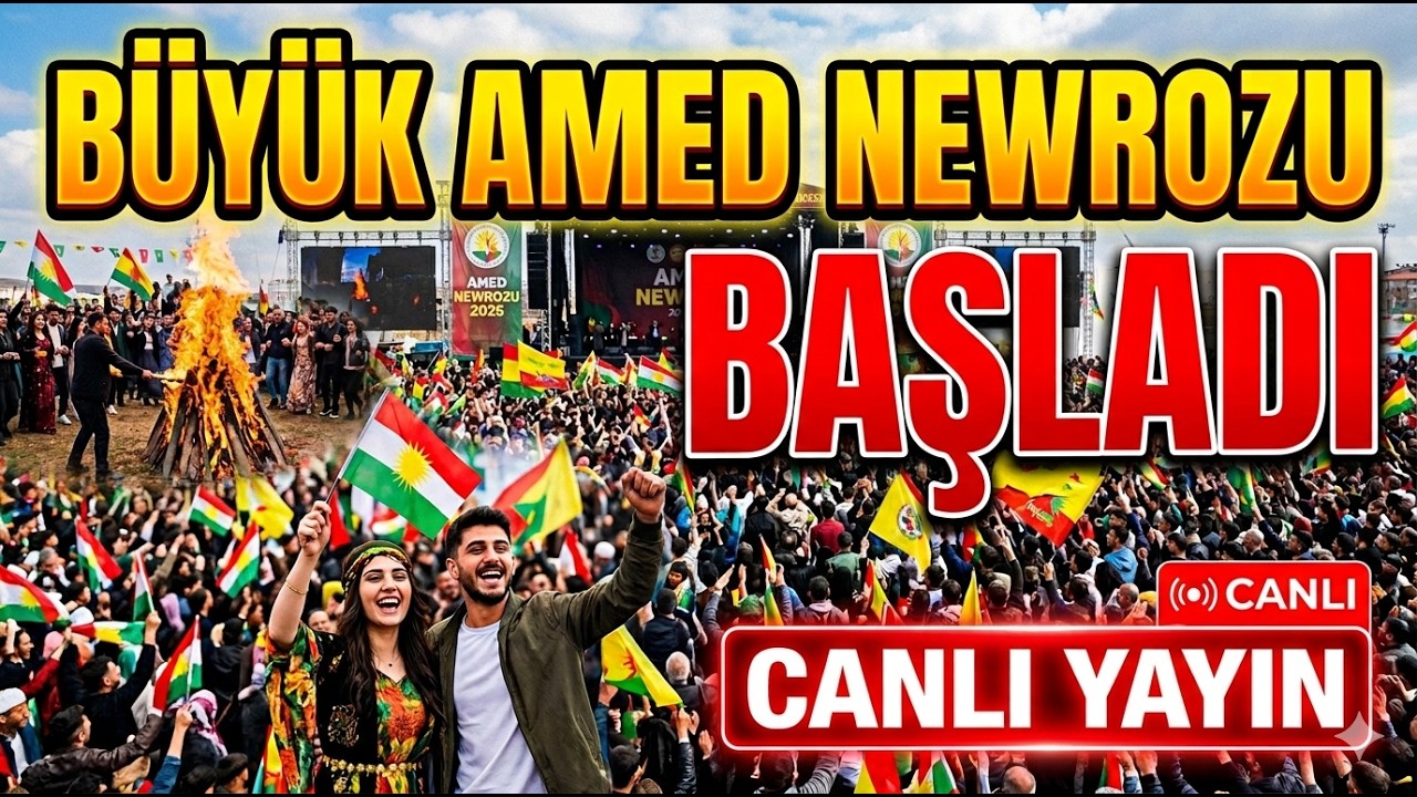 B&Uuml;Y&Uuml;K AMED NEWROZU 2026  Canlı Yayın Başladı!