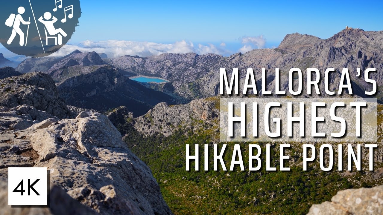 At the Top of Mallorca: Summit Adventure to Puig de Massanella [4K Relaxing Virtual Hike]