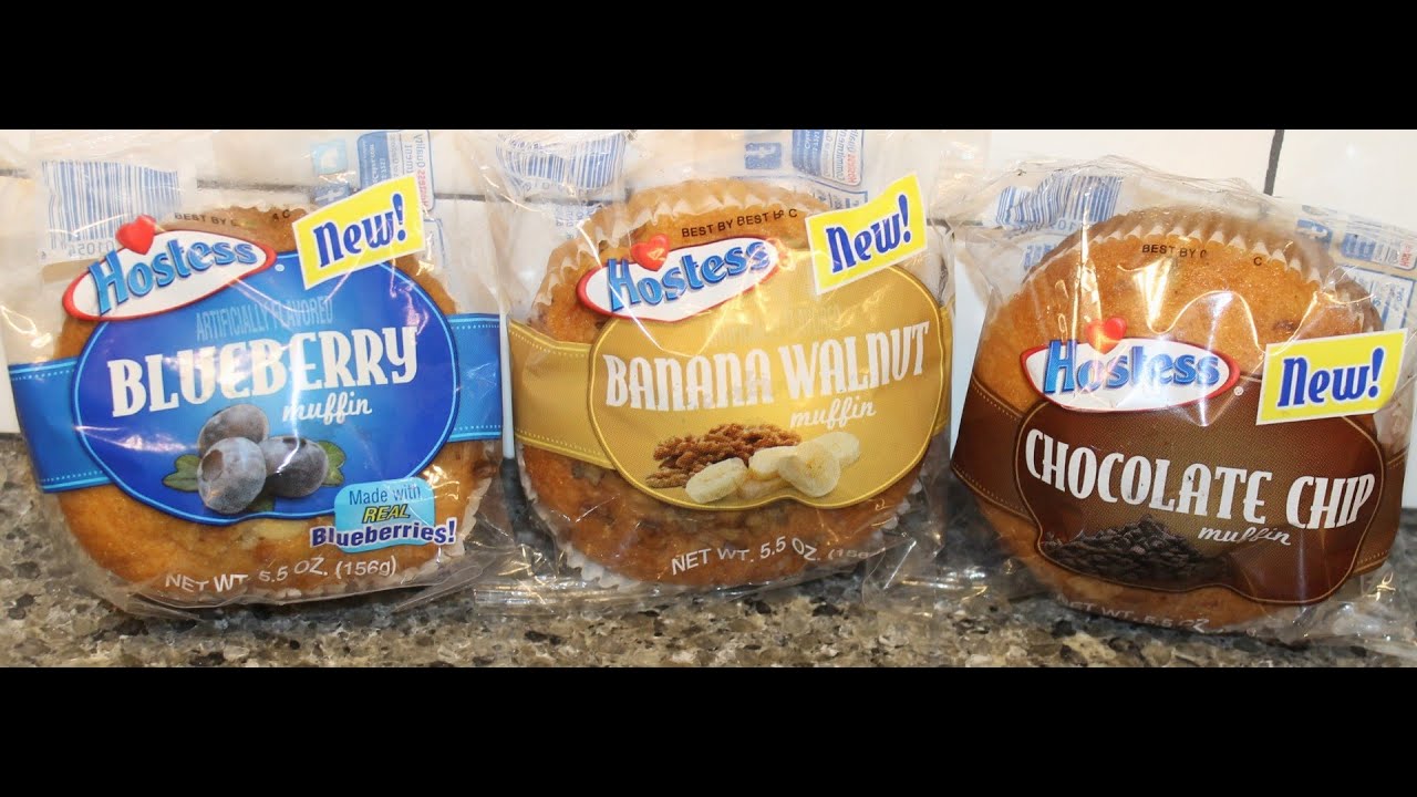 Hostess Muffin: Blueberry, Banana Walnut & Chocolate Chip Review