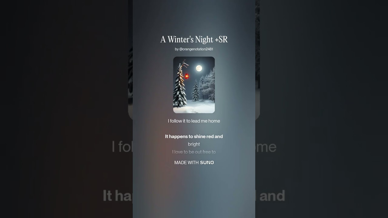 A Winter's Night #softrock