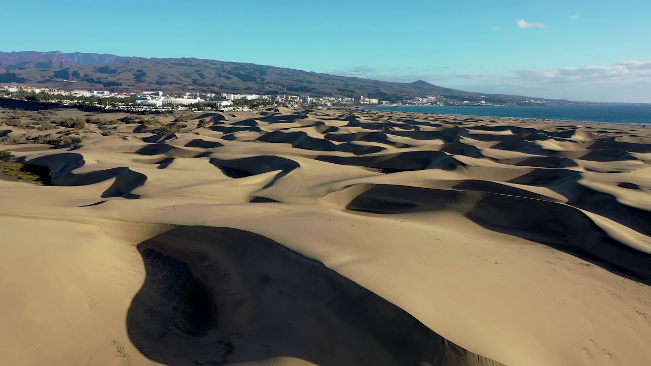 Gran Canaria - Die Dünen von Maspalomas - 4 K und von oben