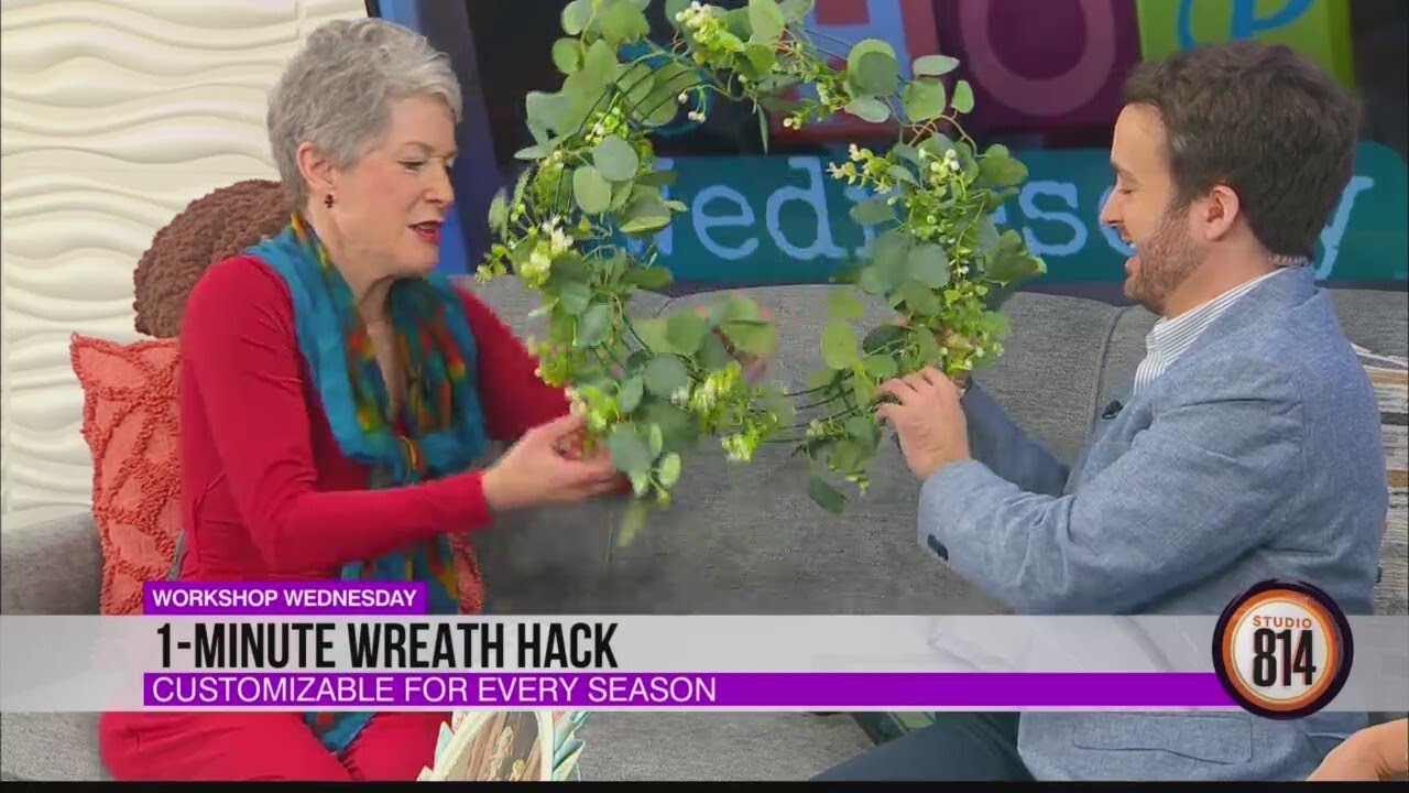 Workshop Wednesday: D.I.Y. spring wreath making on a budget with LaVonne Falbo of Statement Designs