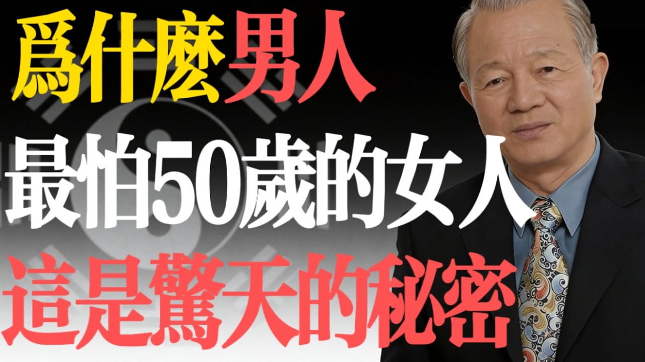 曾仕強：爲什麽男人最怕50歲的女人？這背後藏著驚天的秘密！#易經 #曾仕強 #女性成長 #中年危機 #夫妻相處 #八字命理 #陰陽五行 #家庭風水 #國學智慧