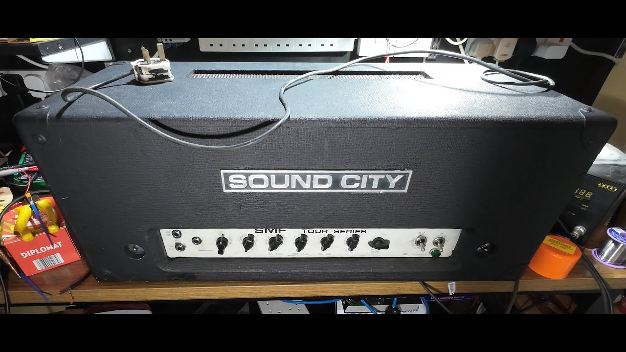 Восстановление гитарного усилителя Sound City 120 SMF Tour, часть 2.