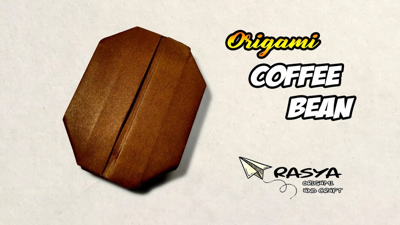 How to make Origami Coffee Bean