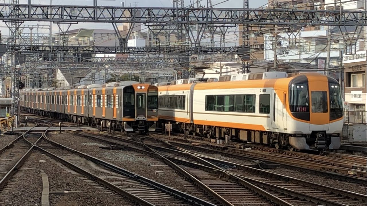 近鉄西大寺駅　平面交差