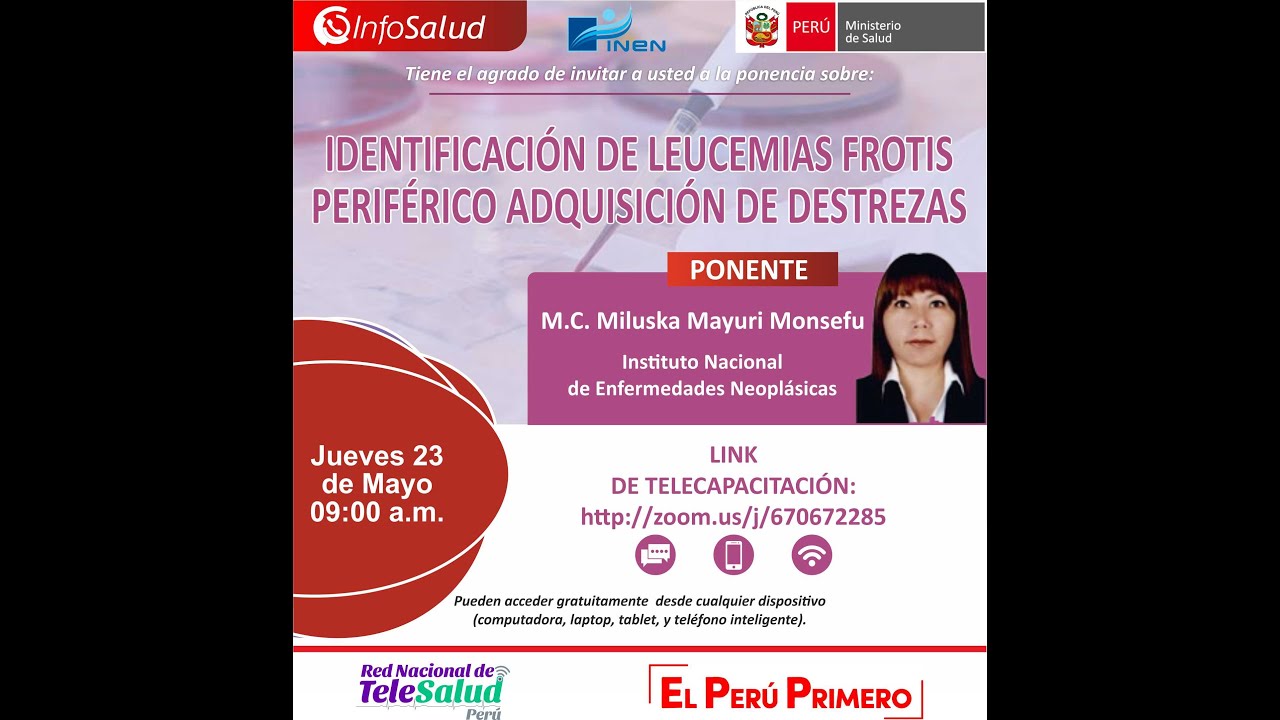 IDENTIFICACIÓN DE LEUCEMIAS FROTIS PERIFÉRICO ADQUISICIÓN DE DESTREZAS