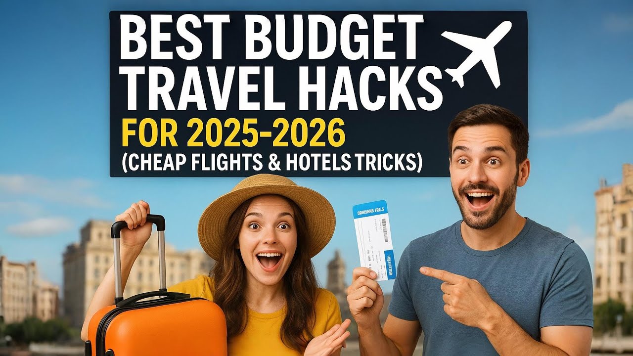 Best Budget Travel Hacks for 2025&ndash;2026 ✈️ Cheap Flights & Hotels Tricks | Travelpedia Guide