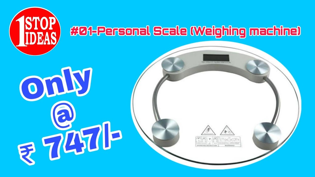 #01: Personal Scale (Digital Weighing Machine) HAWK 2003A weighing machine unboxing & review