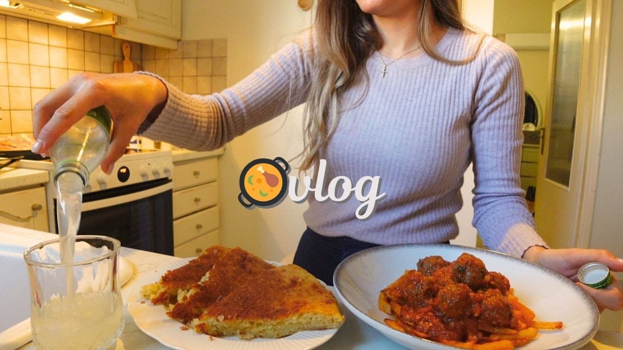 Vlog Slow Living z Grecji 🥘| Świętowanie moich Imienin i robienie łatwych klopsik&oacute;w