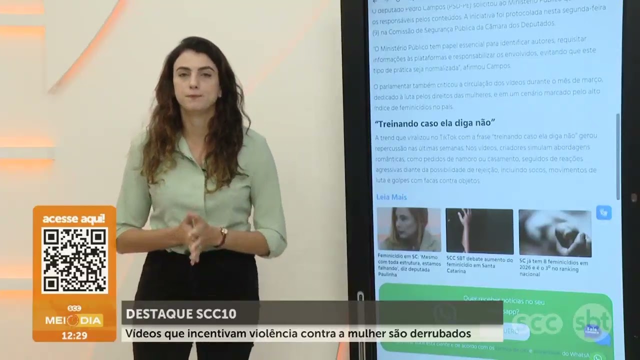PF derruba vídeos que incentivam violência contra a mulher | Segurança | SCC Meio-Dia