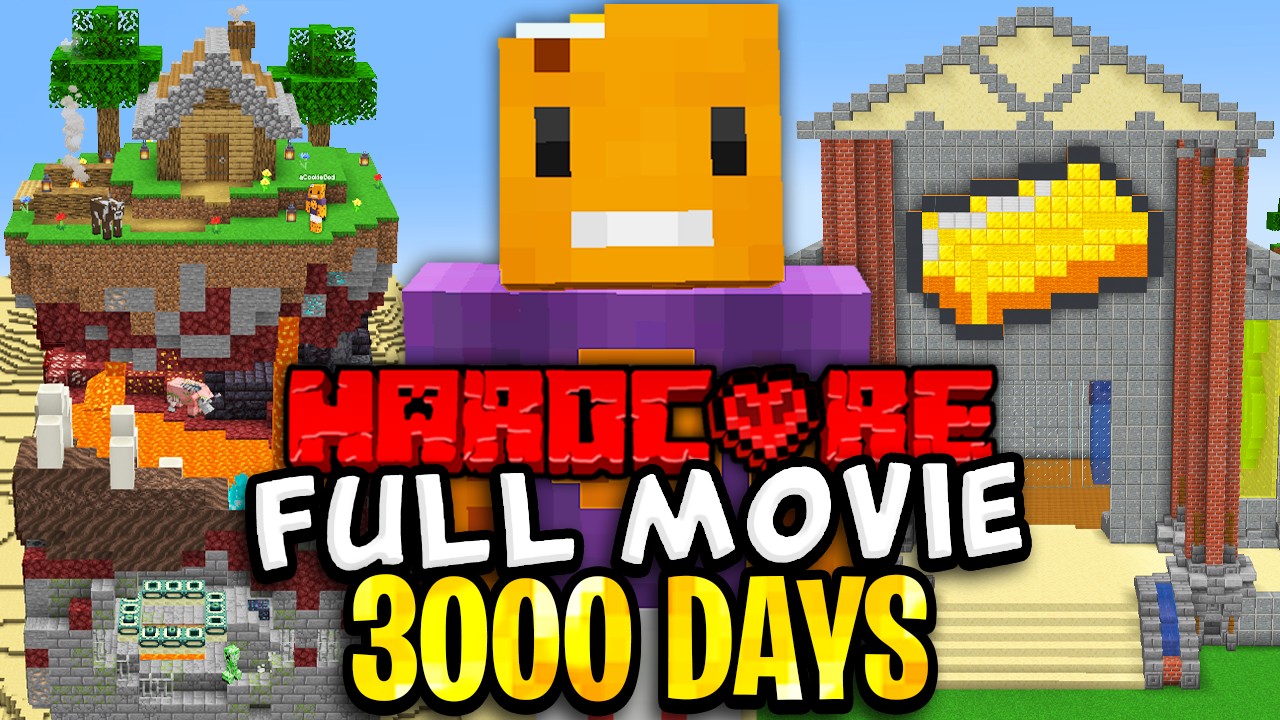 I Survived 3000 Days in Minecraft Hardcore [FULL MOVIE]