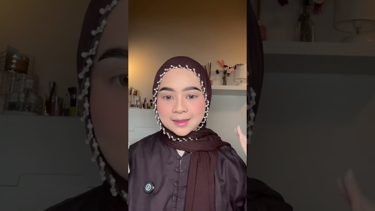 makeup lebaran sesuai warna baju ( warna Mahogany )
