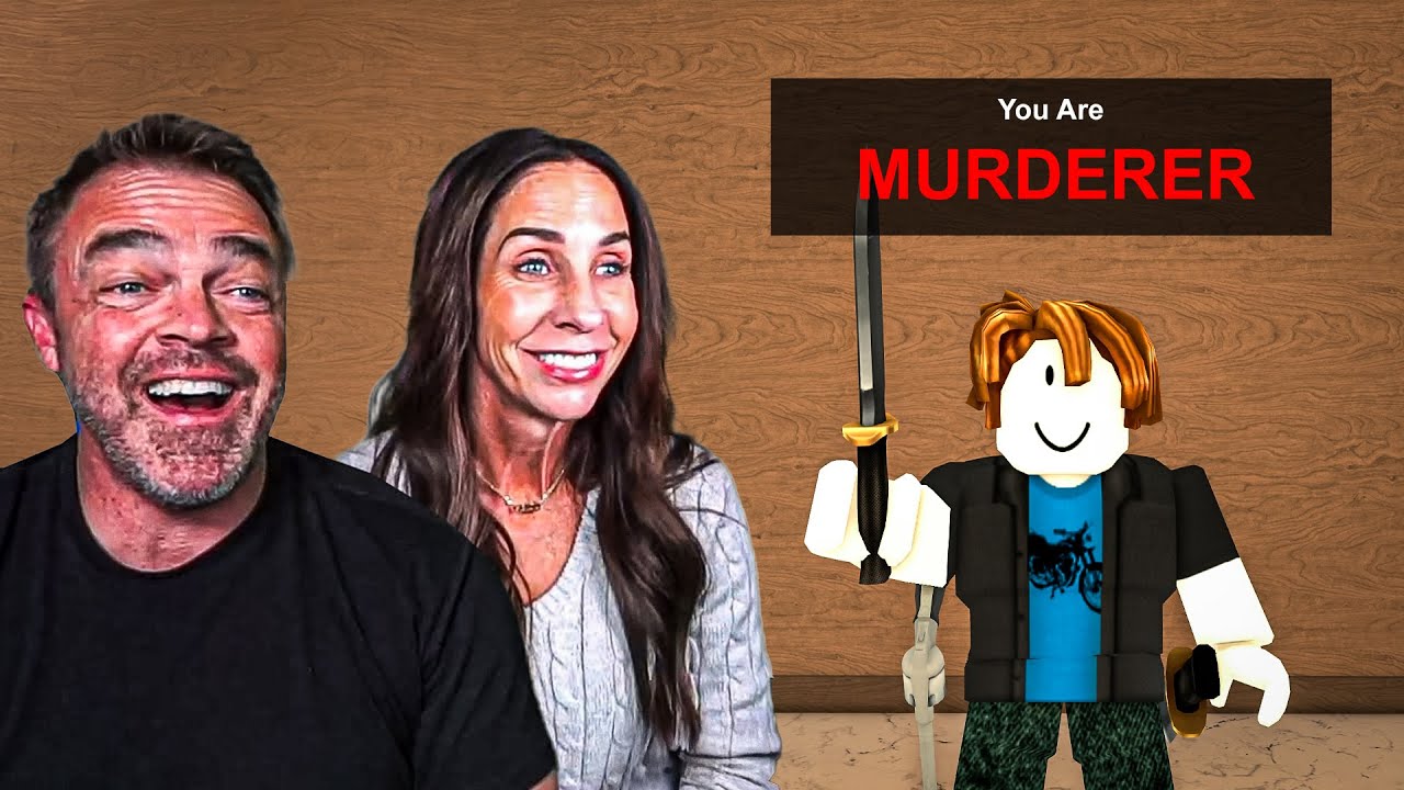 playing MM2 with my PARENTS.. 💀