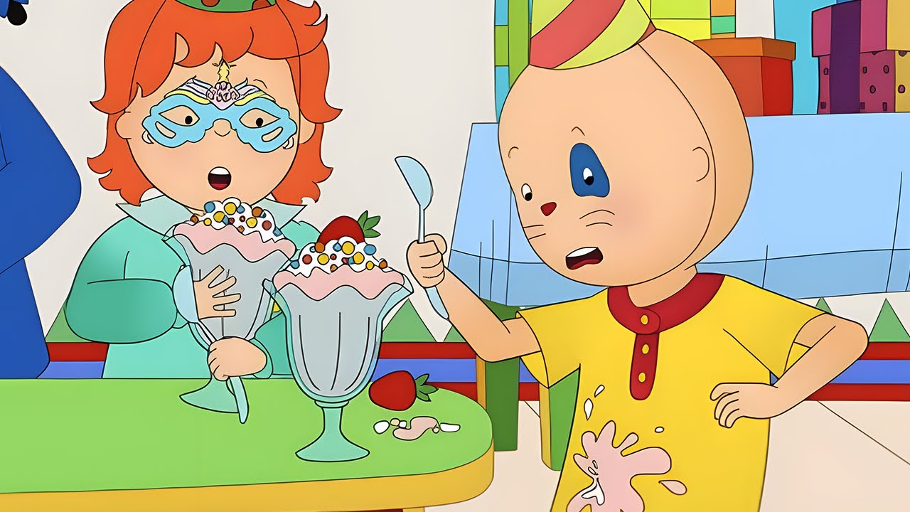 La grande fête d'anniversaire de Caillou | Les Nouvelles Aventures de Caillou
