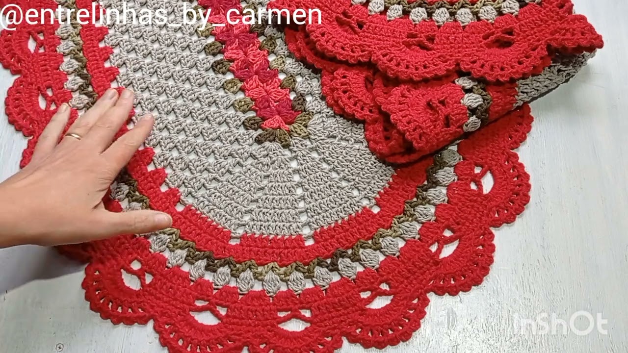 ❤❤❤Jogo de passadeira com base tendência Ficou 💯✨💯✨ @atelielorencroche #entrelinhasbycarmen
