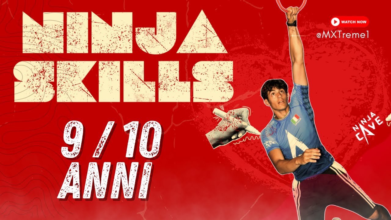 NINJA SKILLS CHALLENGE 2026 | 9/10 Anni | asd Ninja Cave